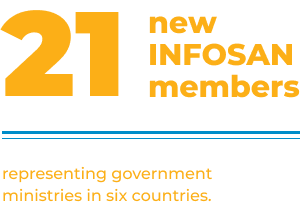 21 new INFOSAN members