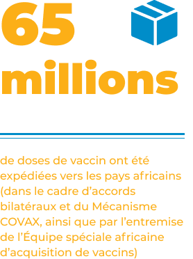 65 million vaccines shipped