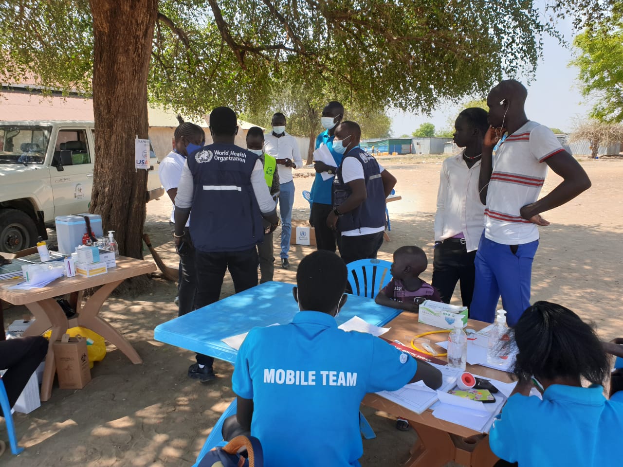 WHO’s mobile medical team provided life-saving health care services to those impacted by the floods.