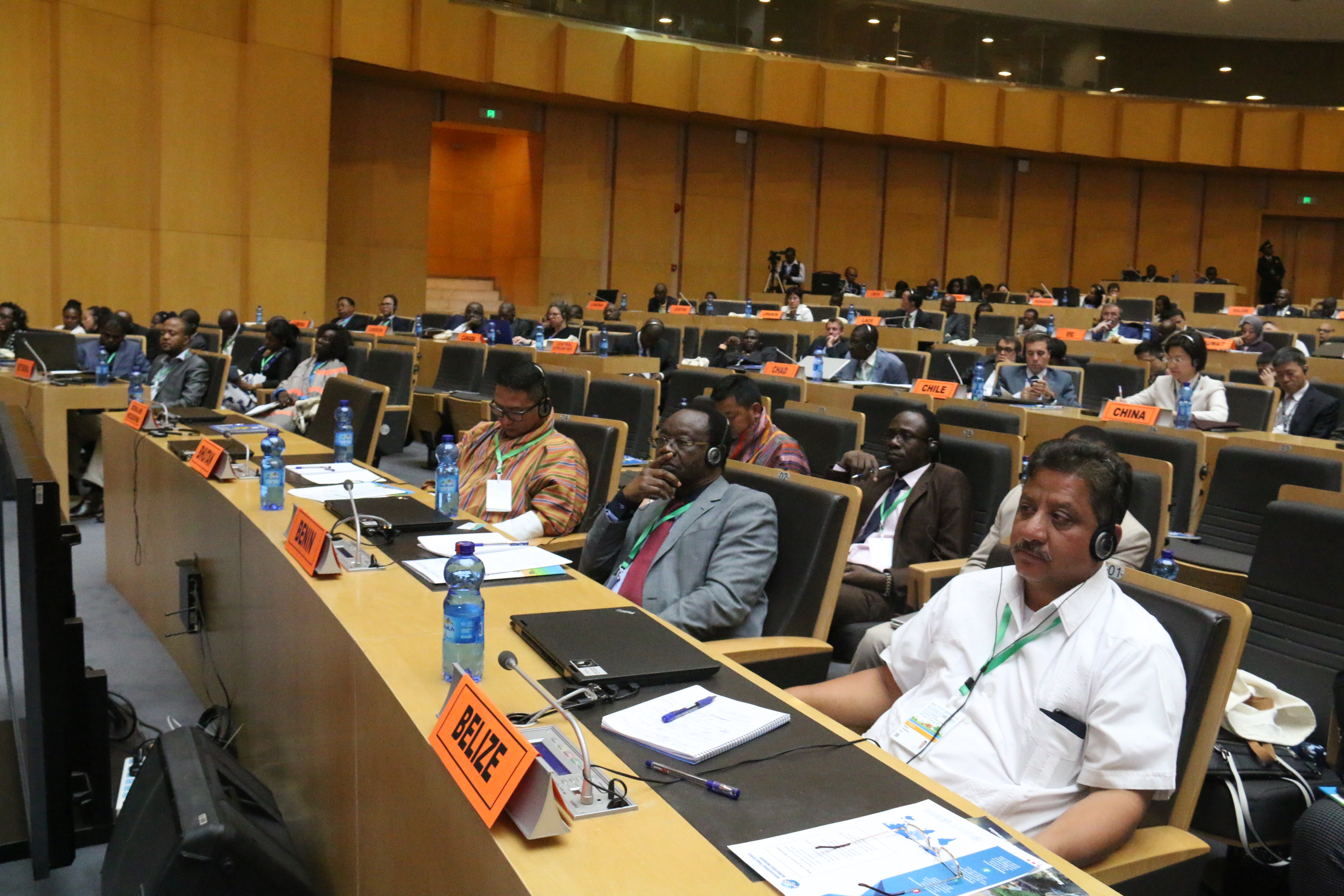 Participants attending the First FAO/WHO/AU International Food Safety Conference