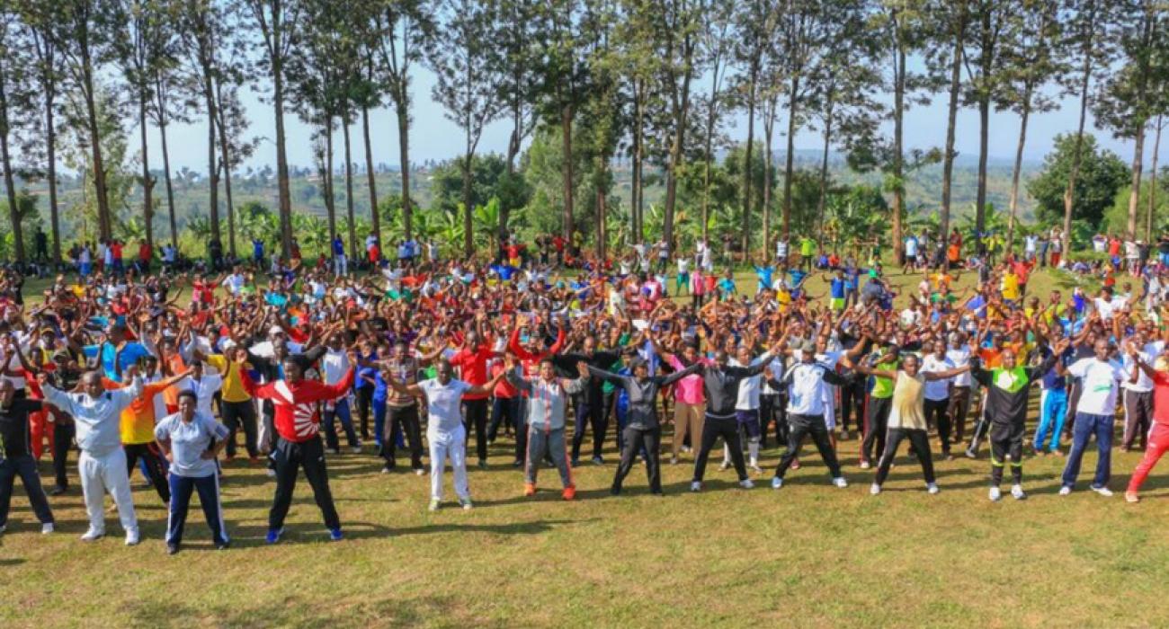 World Cancer Day: Gisagara Citizens in mass sports