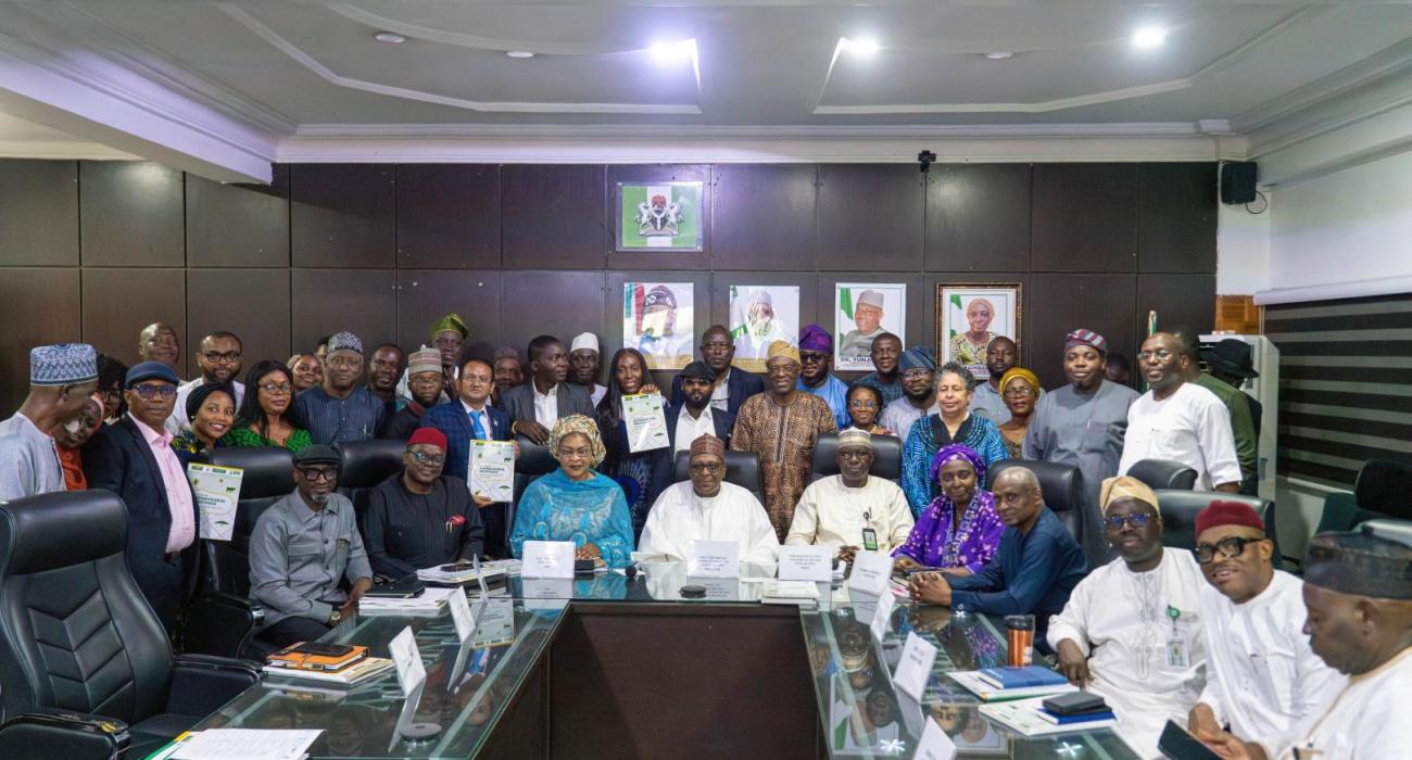 Group photo at the launch of the AMR Global Action Plan in Anuja