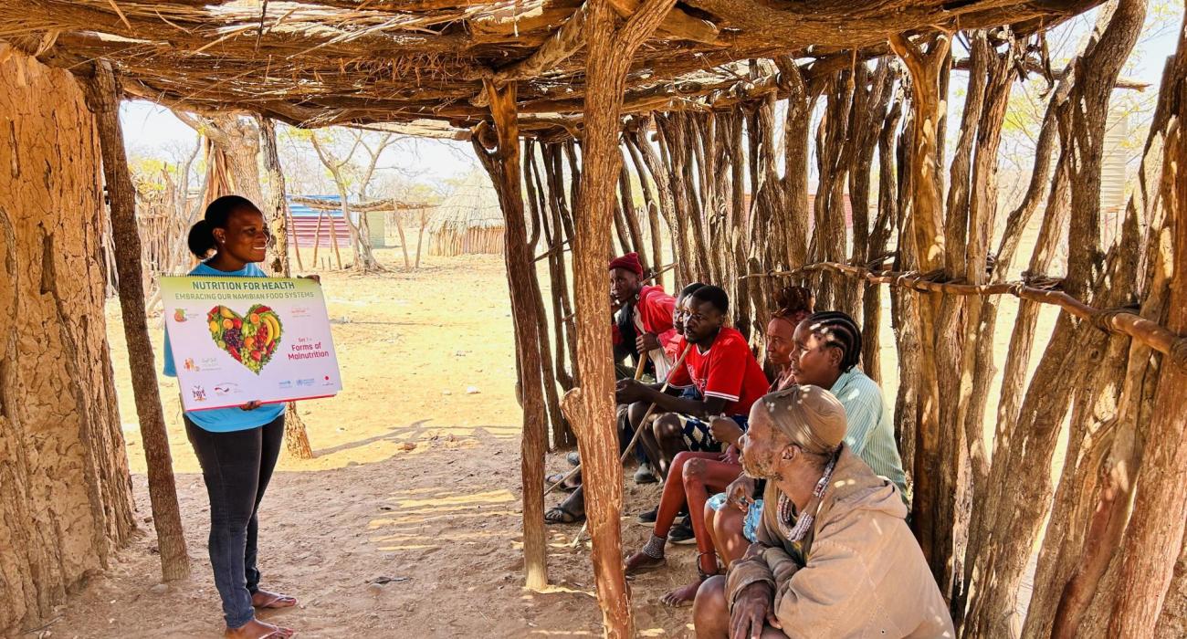 Anamary Tjituri, a community health worker in Otjerunda, Opuwo Health District 