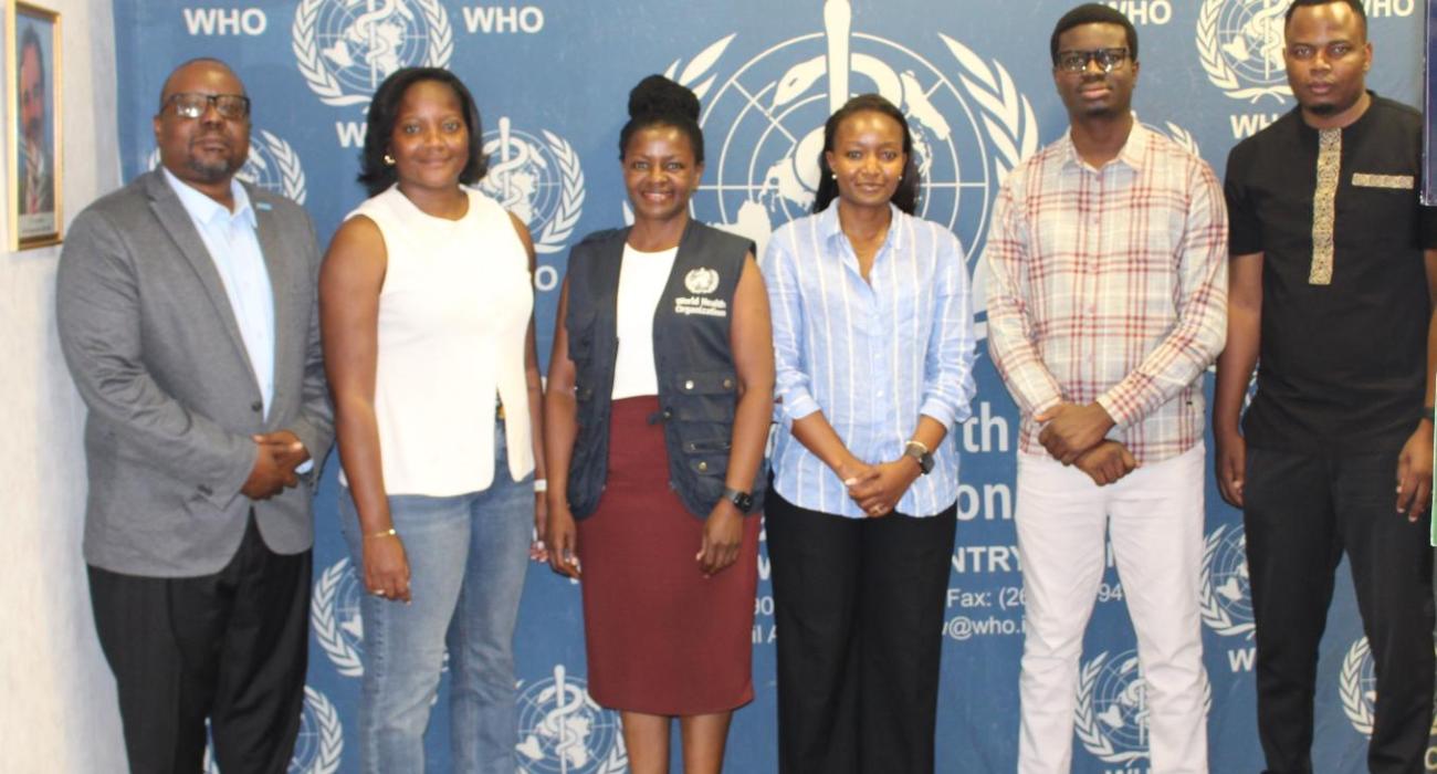 WHO experts from Geneva visits WHO Botswana country office