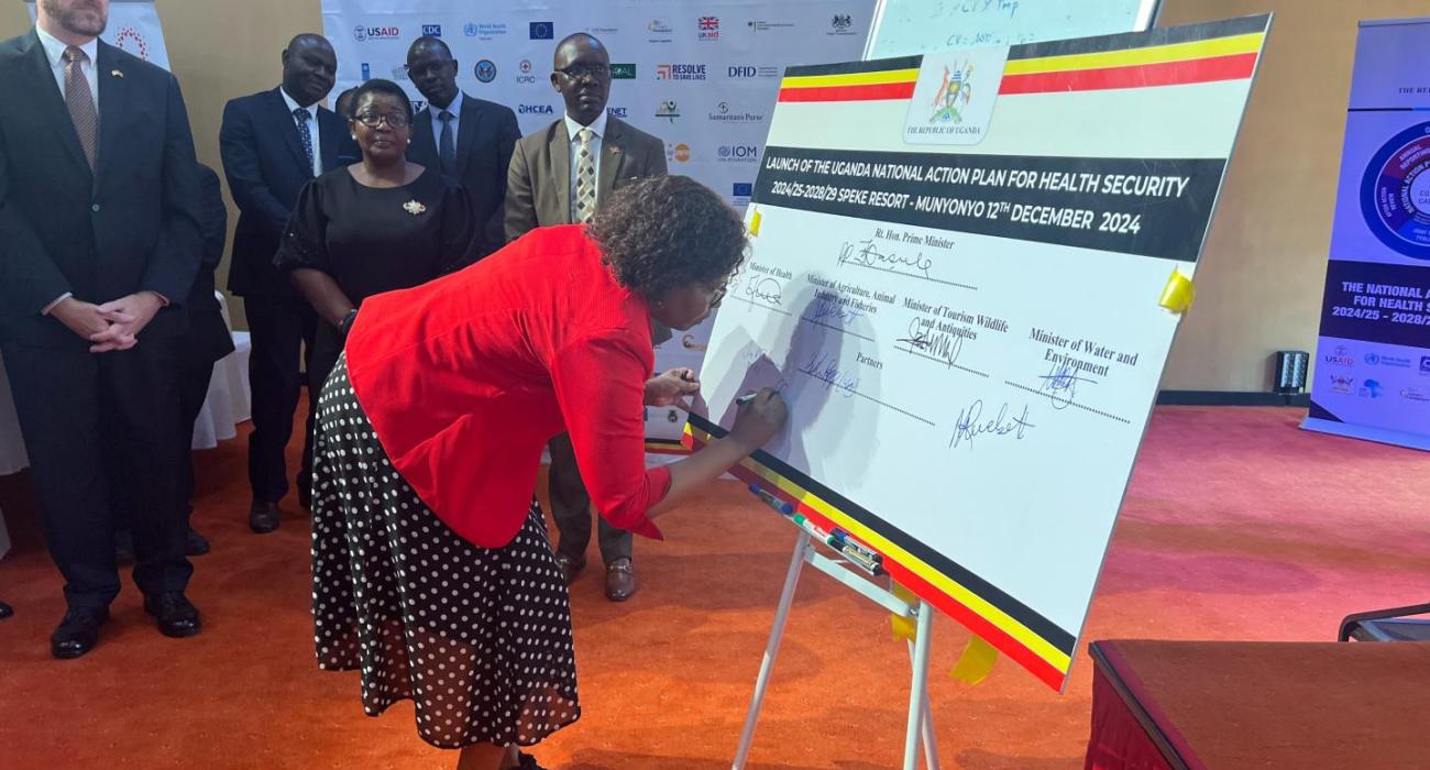 Uganda launches second National Action Plan for Health Security