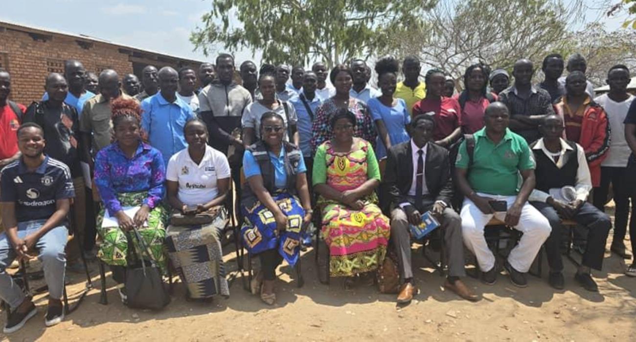 Group picture of GER in Immunization community change agents in Thundiwike, Mzimba North