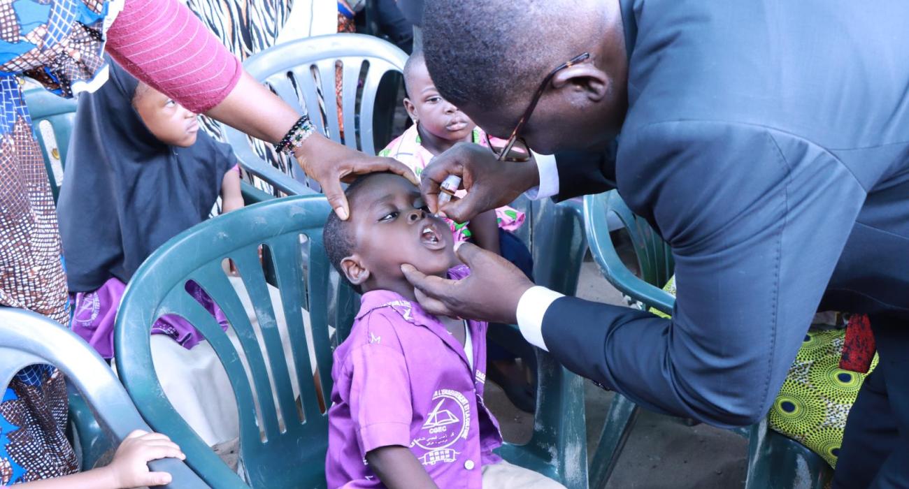 Le Togo vaccine plus 1,7 million d’enfants contre la poliomyélite 