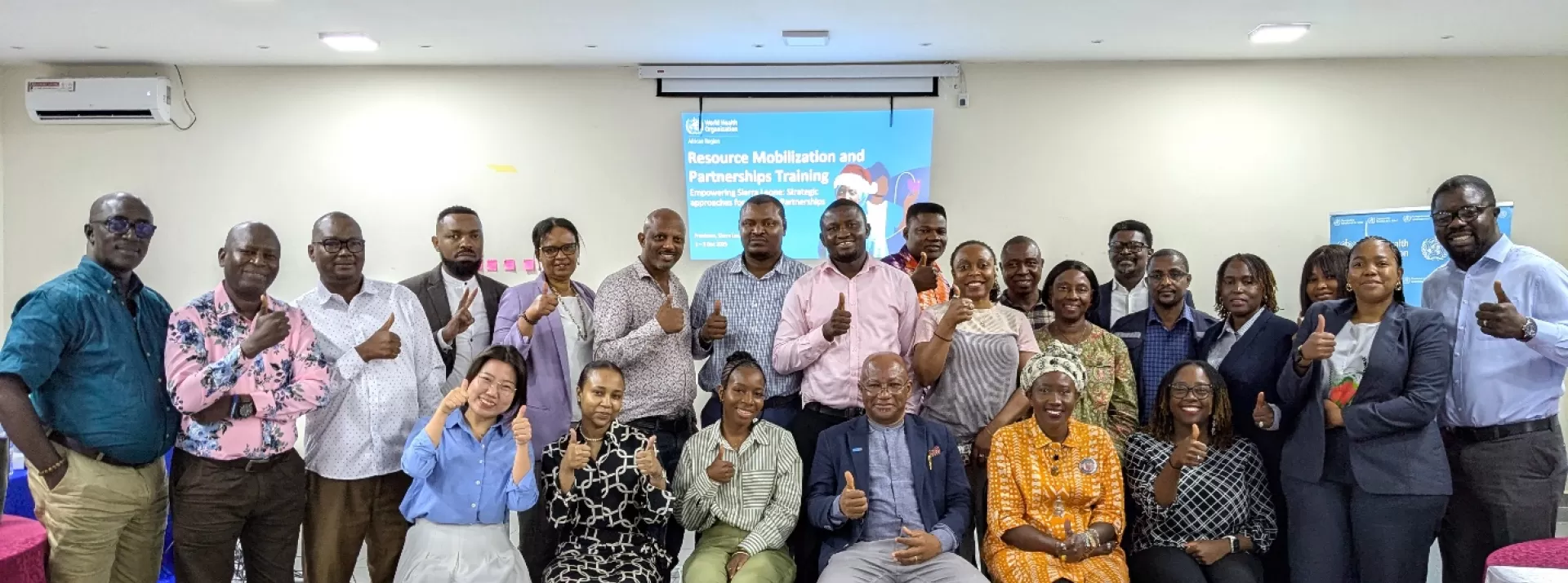 Sierra Leone resource mobilization masterclass: Turning ideas into impact