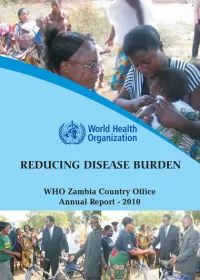 WHO Zambia Country Office - Annual Report 2010 