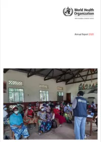 2020 Annual Report for WHO in Uganda 