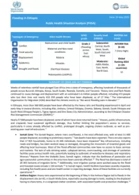 Flooding in Ethiopia: Public Health Situation Analysis (PHSA) (24 May 2024)