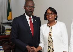 Dr Matshidiso Moeti visits Senegal - March 2018