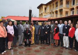 Group photo of meeting delegates