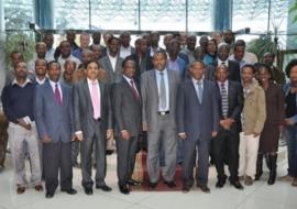 Participants of the International Consultative Workshop on Dengue Prevention and Control Strategies, Addis Ababa, 21-22 July 2014.