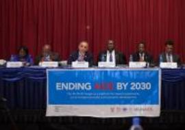 The panelists made a call for increased invest to end AIDS as a public health threat by 2030.