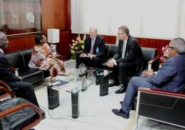 MERCK company pays courtesy call to WHO Regional Office for Africa