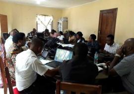 Field Team holding a feedback meeting with CHMT at Singida DC 