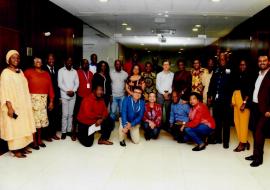 WCO Angola staff members group photo