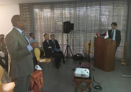 Dr Laurent Musango, WHO Representative in Mauritius enquiring about possible solutions to address the issues of ageing population in Mauritius Dr Laurent Musango, WHO Representative in Mauritius enquiring about possible solutions to address the issues of ageing population in Mauritius