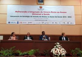 Representata da OMS no Lançamento Representata da OMS no Lançamento