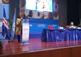 The President of the Republic of Cabo Verde opens second WHO Africa Health Forum
