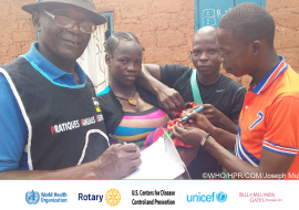 Campagne de vaccination contre la polio en République centrafricaine