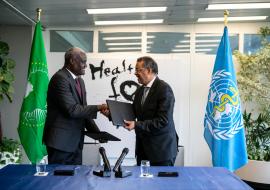 WHO and African Union ink deal to accelerate vital health goals