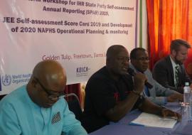 Multi-Sectoral Workshop for IHR State Party Self-assessment Annual Reporting (SPAR) 2019,  JEE Self-assessment Score card 2019 and Development of 2020 NAPHS Operational Planning and monitoring. 
