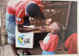 Polio vaccination campaigns was one of the strategies used to end the disease in Sierra Leone