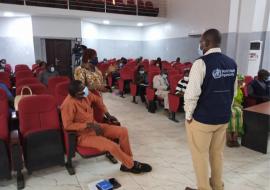 Cross section of Journalist during the training.