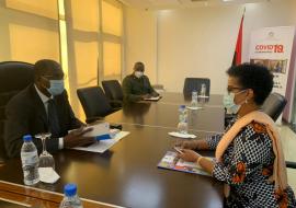 Dra Djamila Cabral em reunião com Ministro de Estado