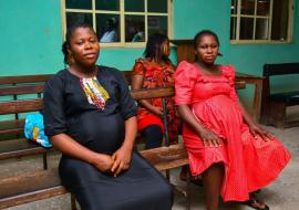 Pregnant women attending antenatal care at a hospital