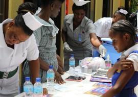 Sierra Leone targets cervical cancer mortality by vaccinating girls