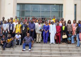 Group photo of Stakeholders, External Evaluators and  participants after Liberia's JEE 