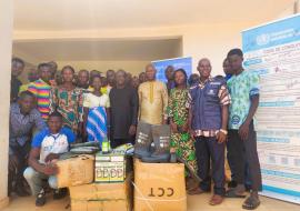 Don d’équipements et formation de volontaires en soutien aux urgences au Togo