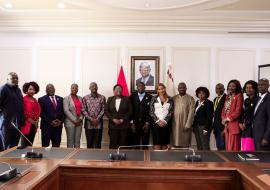 WHO Experts with Angolans MPs