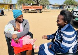 Maria Goeieman, a 31-year-old mother from Drimiopsis in the Omaheke region