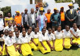 Participants of the World Patient Safety Day commemorations in Uganda