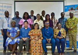 A group photo of representatives of non-state actors at capacity building and learning workshop on gender and health inequality monitoring in Kumasi, 