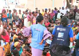 Sensitization of community members on prevention and identification of Lassa fever cases in Benue state.