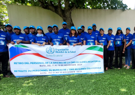 WHO Equatorial Guinea staff retreat 2024