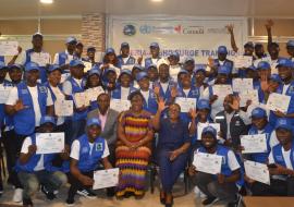 Group Photo at the AVoHC SURGE training-closing ceremony