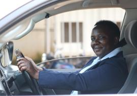 Breaking Barriers: Sindrella Anna Ayo’s journey as a female driver