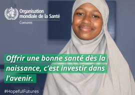 Une étudiante de l'Ecole de Médecine et de Santé Publique de Moroni