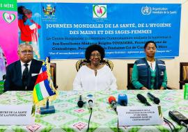 Visite Première Dame au CHU Communautaire