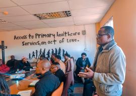 MPDSR guidelines briefing with Maternal and Child Health TWG in Maseru Lesotho