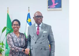 Rencontre périodique entre le Premier Ministre, Chef du Gouvernement et la Représentante de l’OMS en République centrafricaine