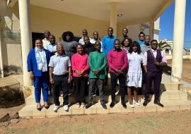 Treinamento sobre lepra em Nampula