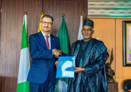 Dr Pavel Ursu During the presentation of his credentials