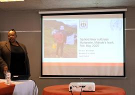 Typhoid After Action Review in Mohales Hoek 